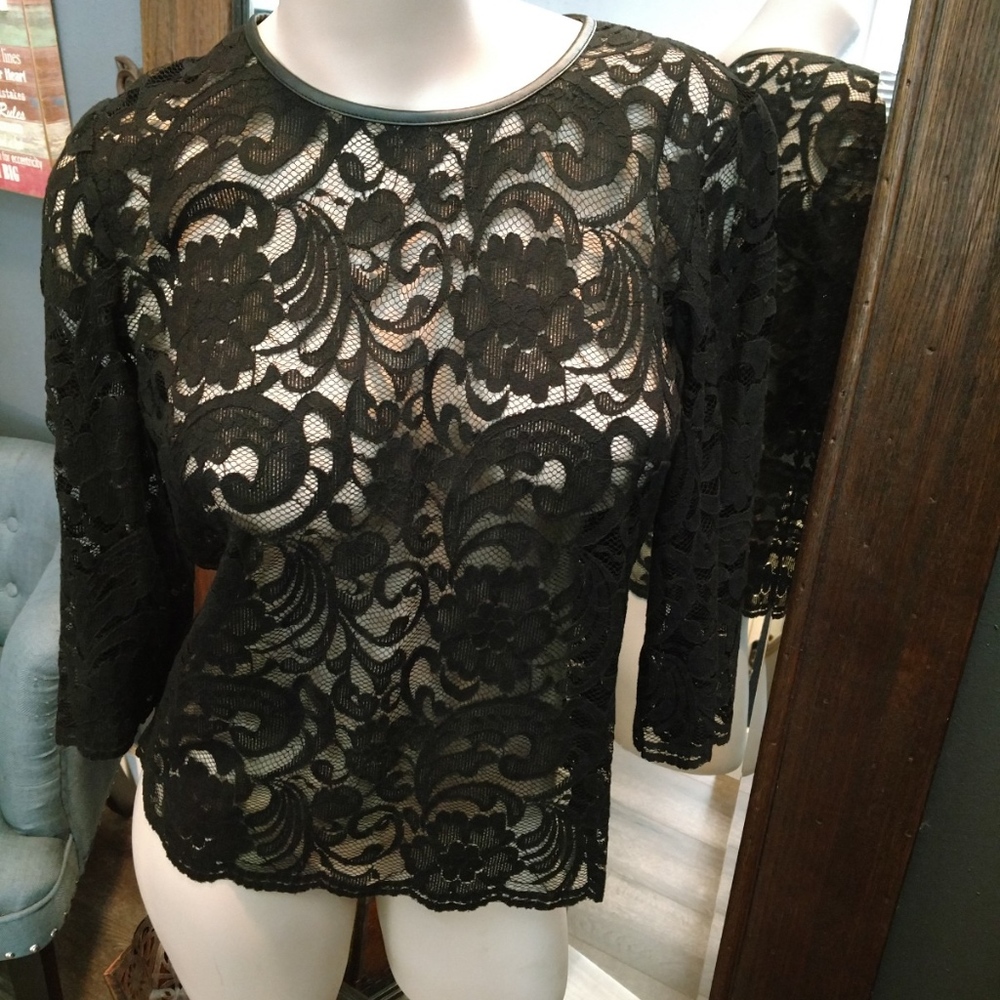 Stunning Black lace top